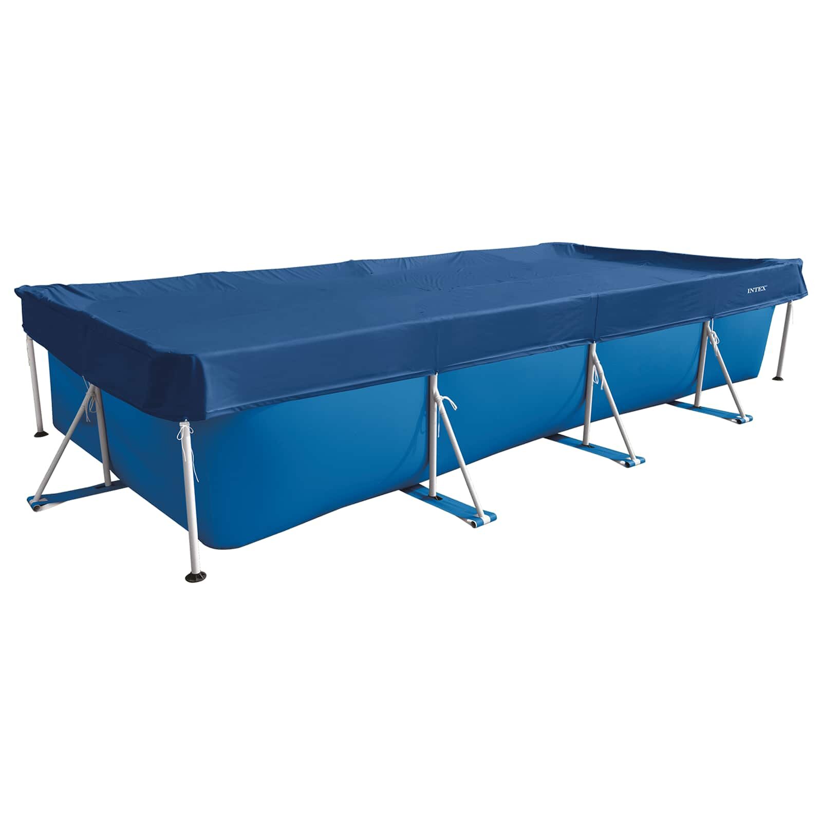 INTEX Покритие за басейн 450 x 220 cm Правоъгълна PVC и PET