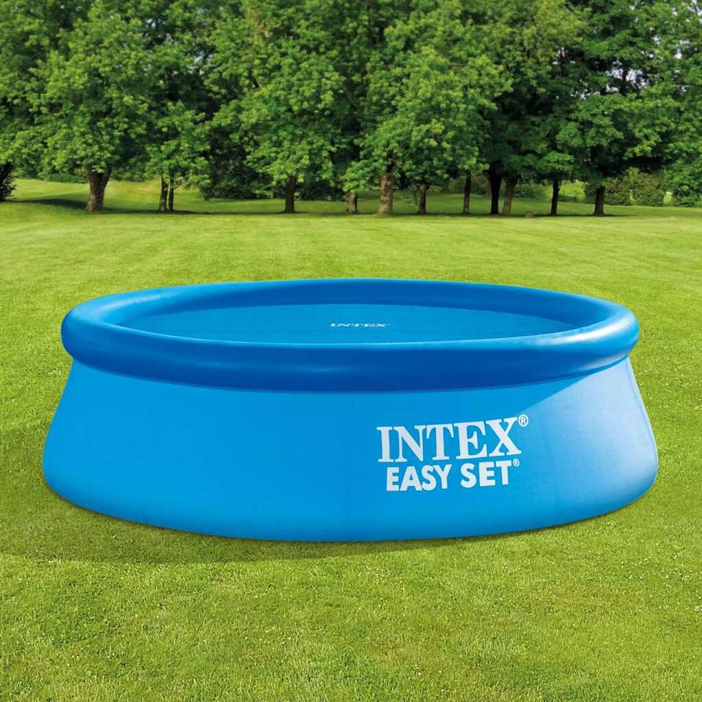 INTEX Соларно покривало за басейн синьо 206 см полиетилен