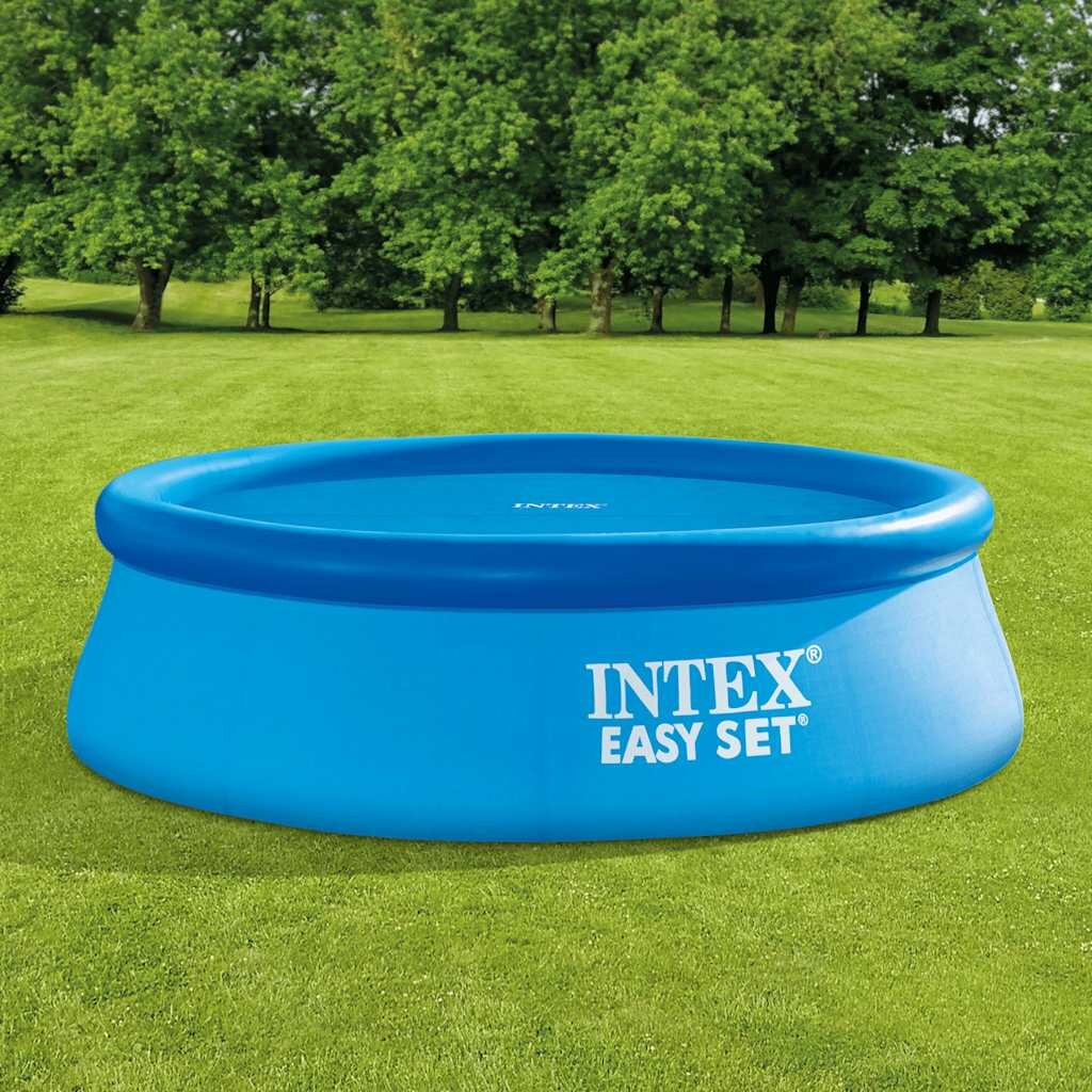 INTEX Соларно покривало за басейн синьо 206 см полиетилен