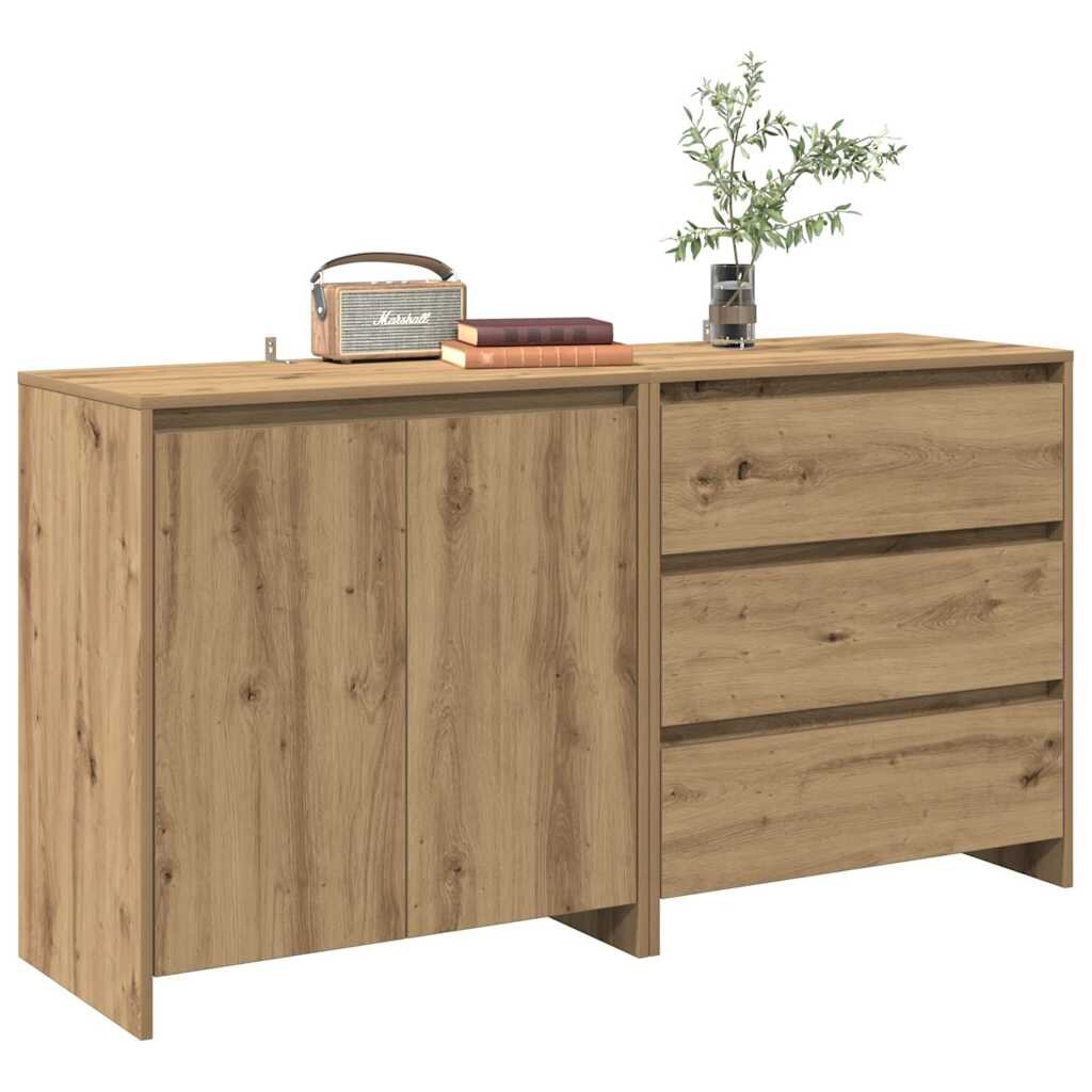 vidaXL 2 броя бюфет Artisan Oak Engineered Wood