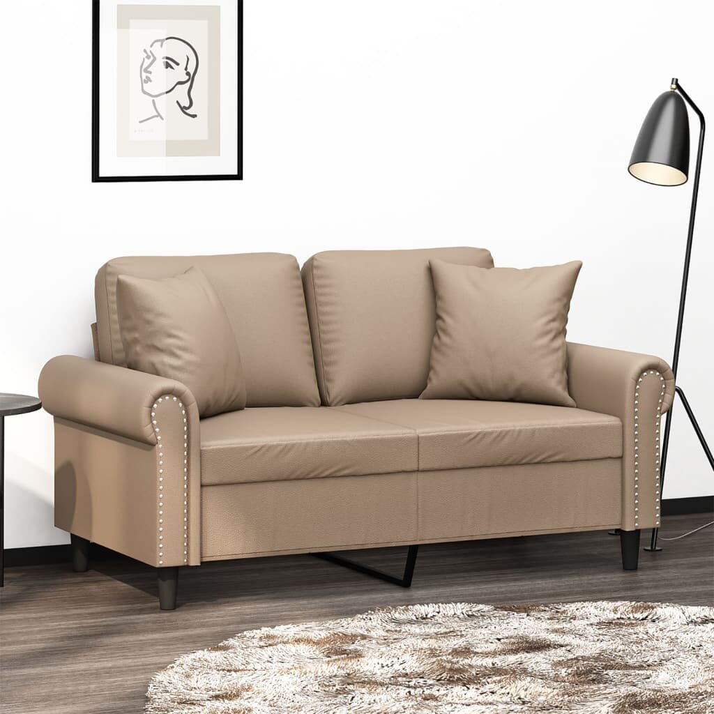 vidaXL 2-seater Sofa 2-местен Капучино 2-Seater