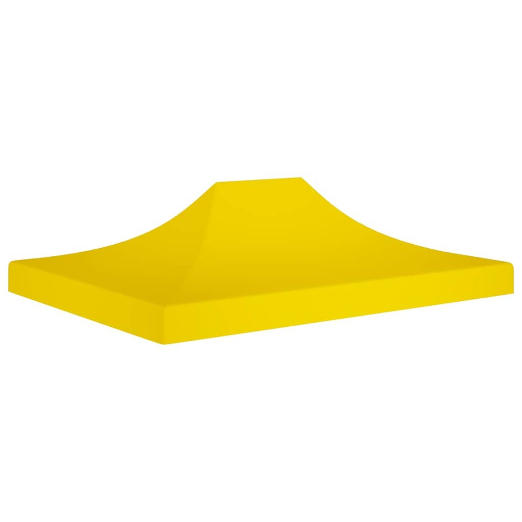 vidaXL 315374 Party Tent Roof 45x3 m Yellow 270 g/m²
