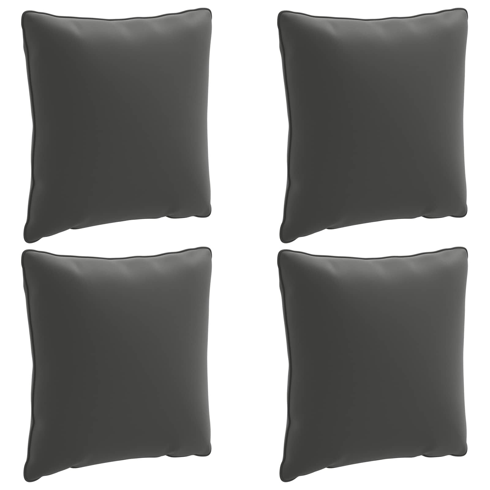 vidaXL 4-частова задна възглавница PUTTEN 4 pcs 100% полиестер