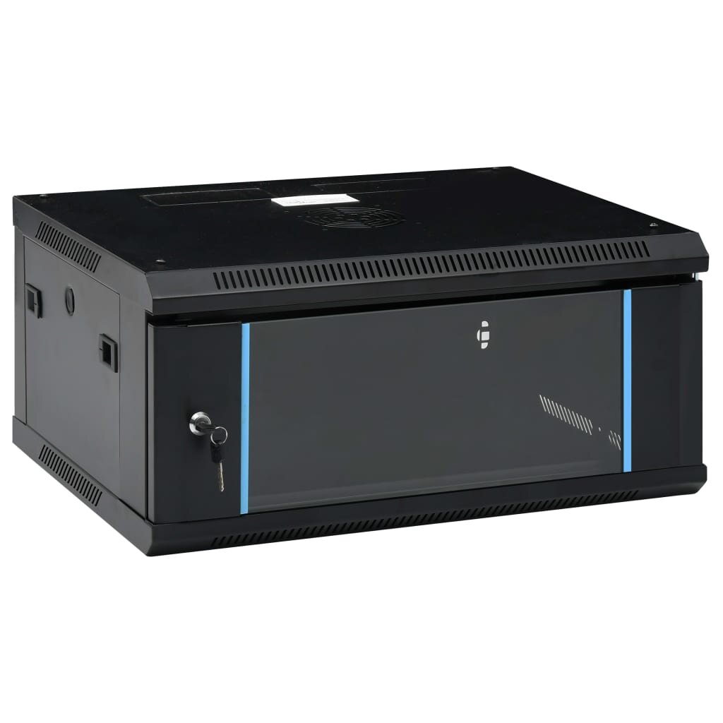 vidaXL 4U Сървърен шкаф за стенен монтаж 19" IP20 600x450x285 мм