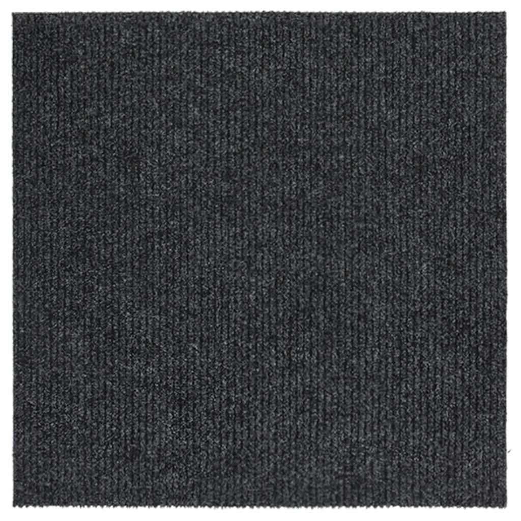 vidaXL Абсорбиращо мръсотията килимче 100x100 см антрацит