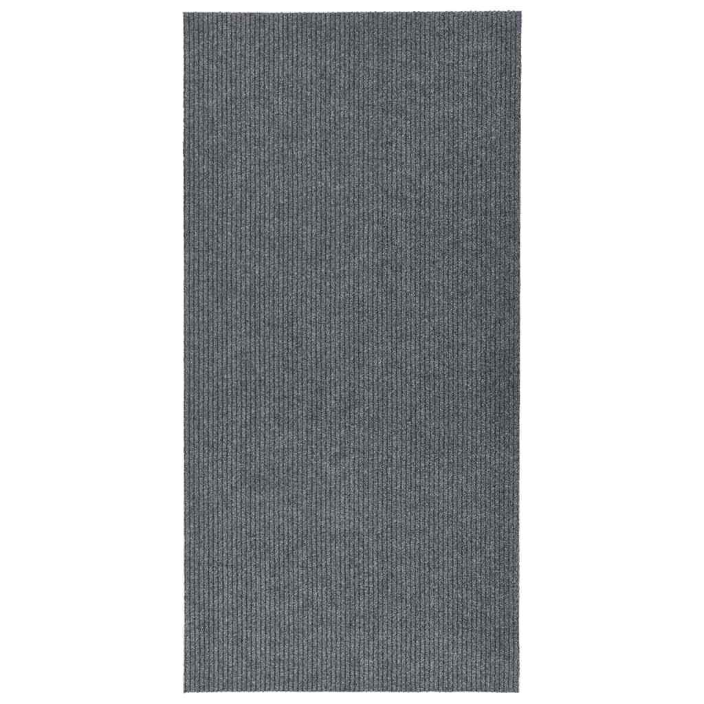 vidaXL Абсорбиращо мръсотията килимче 100x200 см сиво