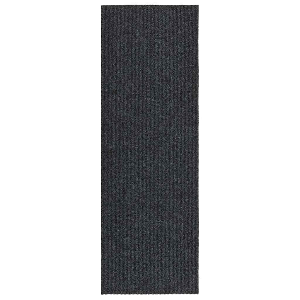 vidaXL Абсорбиращо мръсотията килимче 100x300 см антрацит
