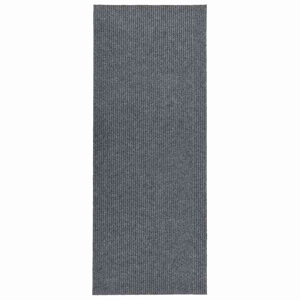 vidaXL Абсорбиращо мръсотията килимче 100x300 см сиво