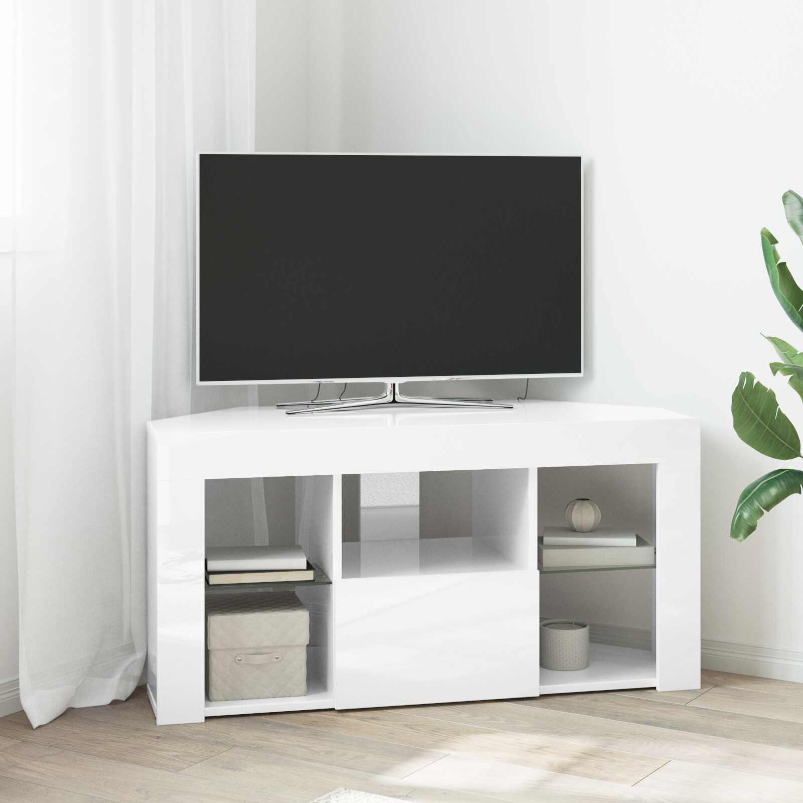 vidaXL Ъглов кабинет за LED телевизор 100 x 40 x 50 cm