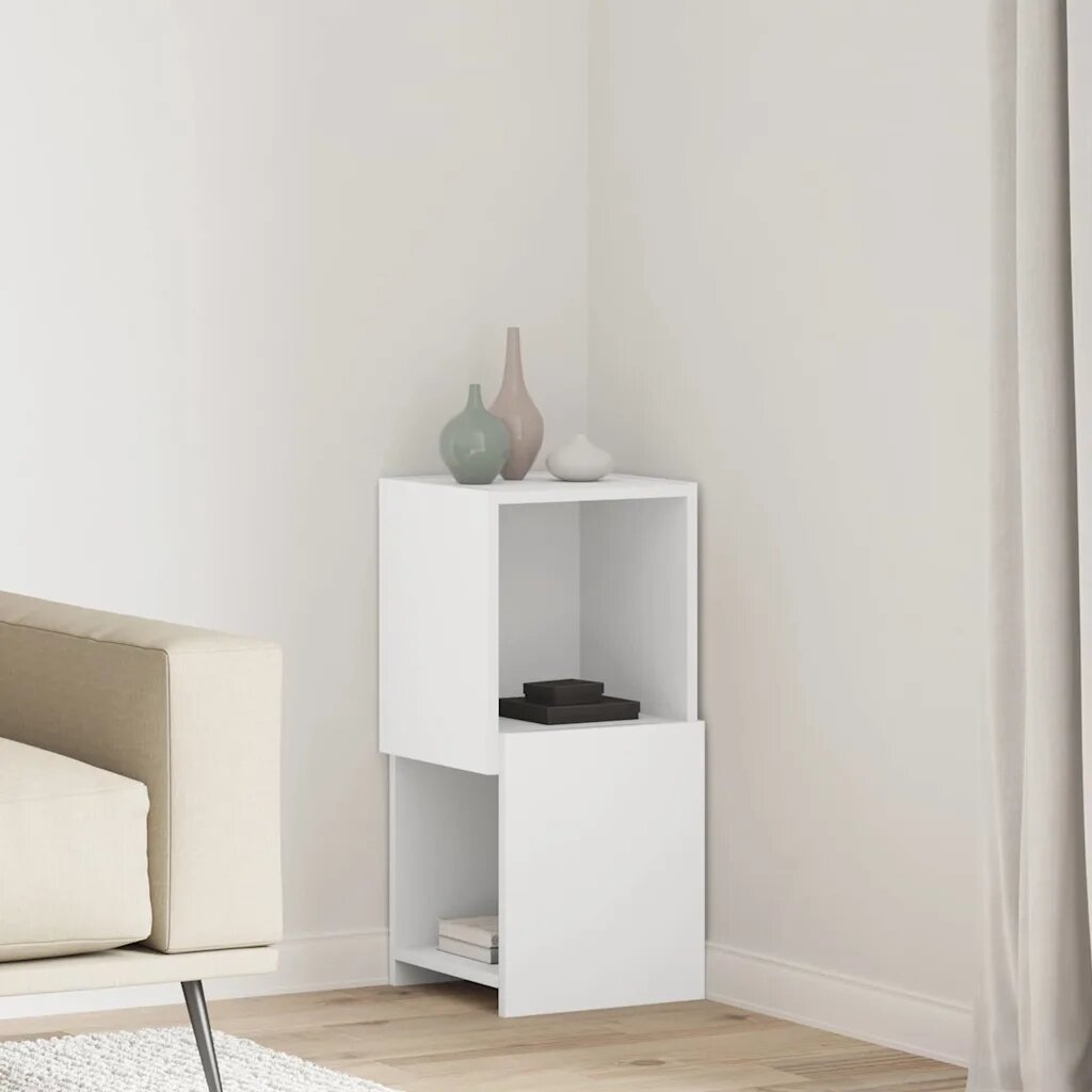 vidaXL Ъглов шкаф 305x30x65см Инженерна дървесина