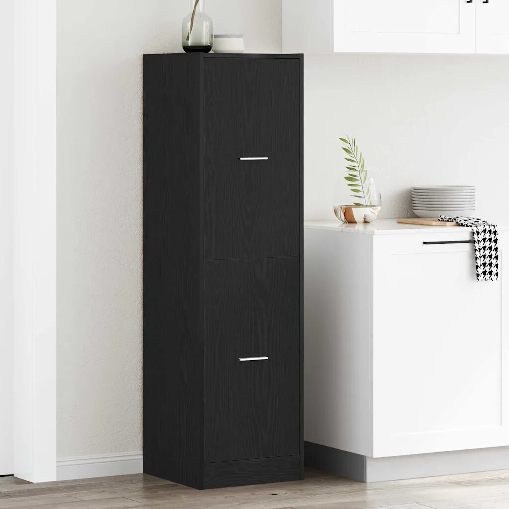 vidaXL Аптекарски шкаф Модел Модел 40 x 41 x 1445 см Черния дъб