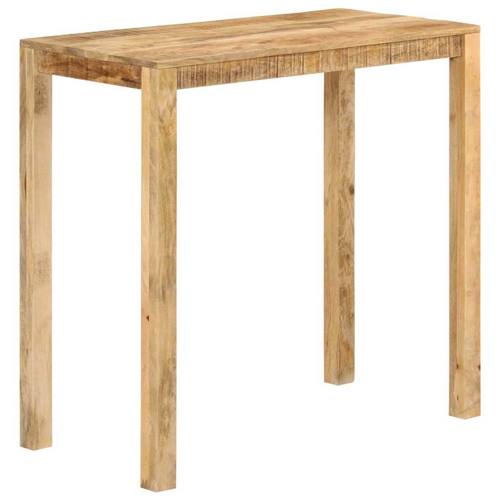vidaXL Бар маса 112x55x108 см мангово дърво масив