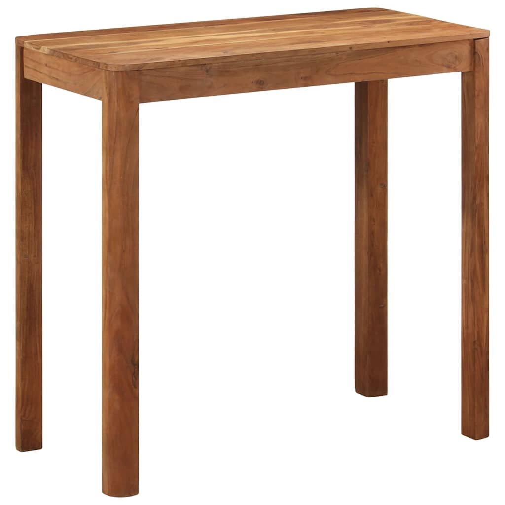 vidaXL Бар маса акация масив с меден финиш 110x55x106 см