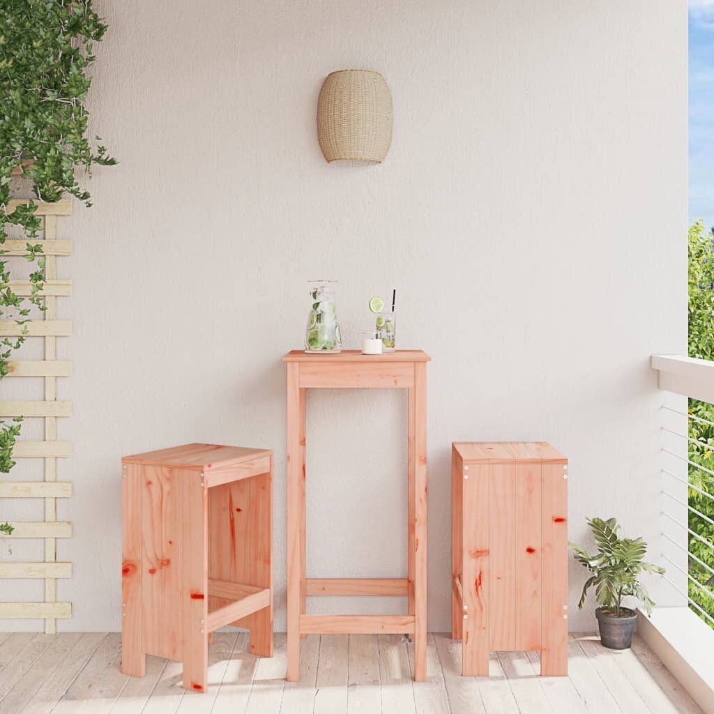vidaXL Бар табуретки 2 бр 40x36x75 см дугласко дърво масив