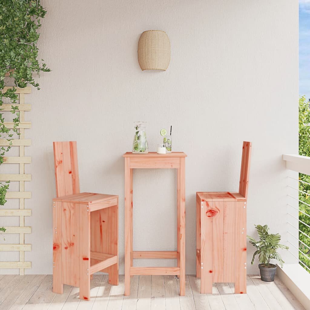 vidaXL Бар табуретки 2 бр 40x42x120 см дугласко дърво масив