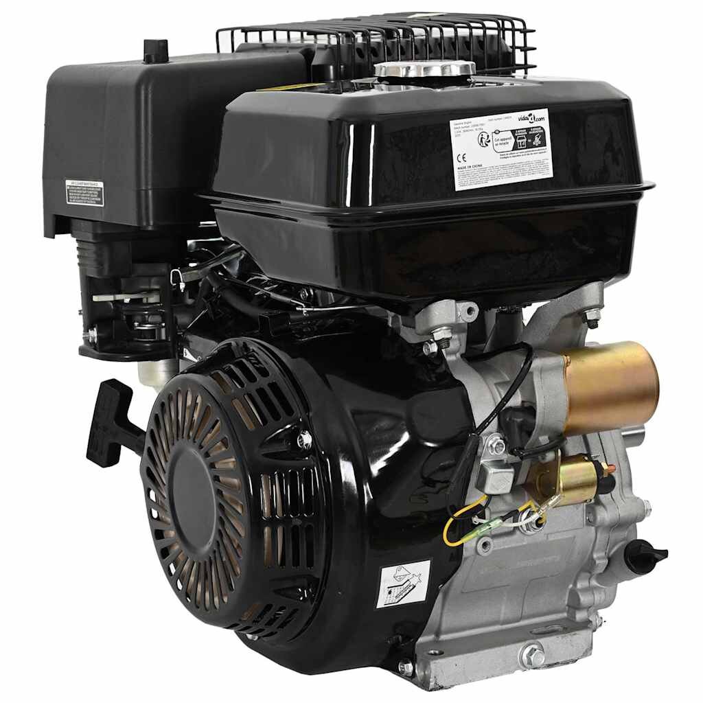 vidaXL Бензинов двигател 15 HP 11 kW черен