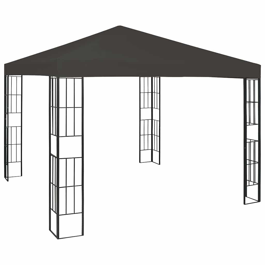 vidaXL Беседка 3х3 м антрацит