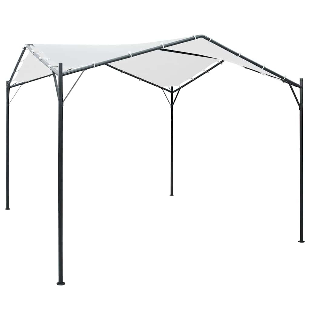 vidaXL Беседка 3x3x26 м бяла 180 г/м²
