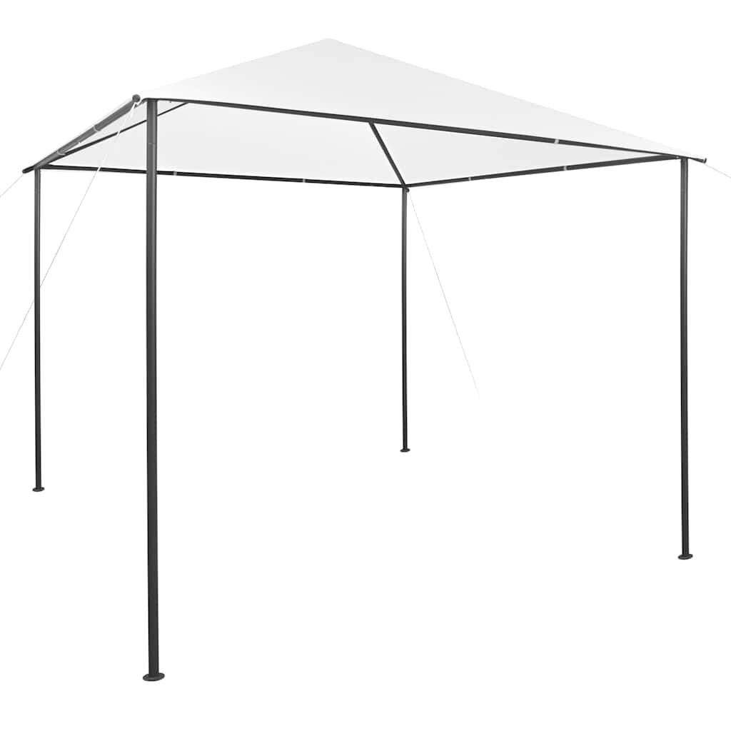 vidaXL Беседка 3x3x29 м бяла 180 г/м²