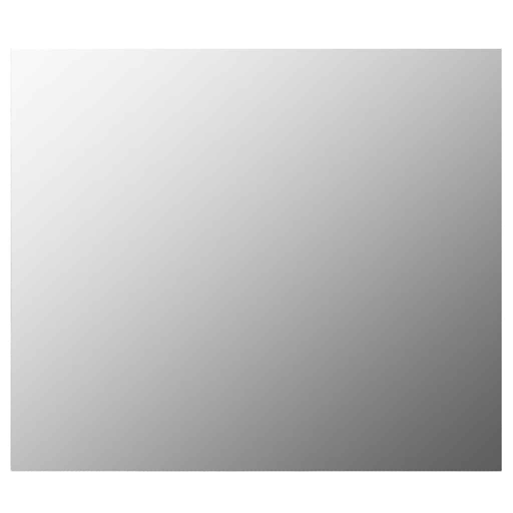 vidaXL Безрамково огледало 80x60 см стъкло