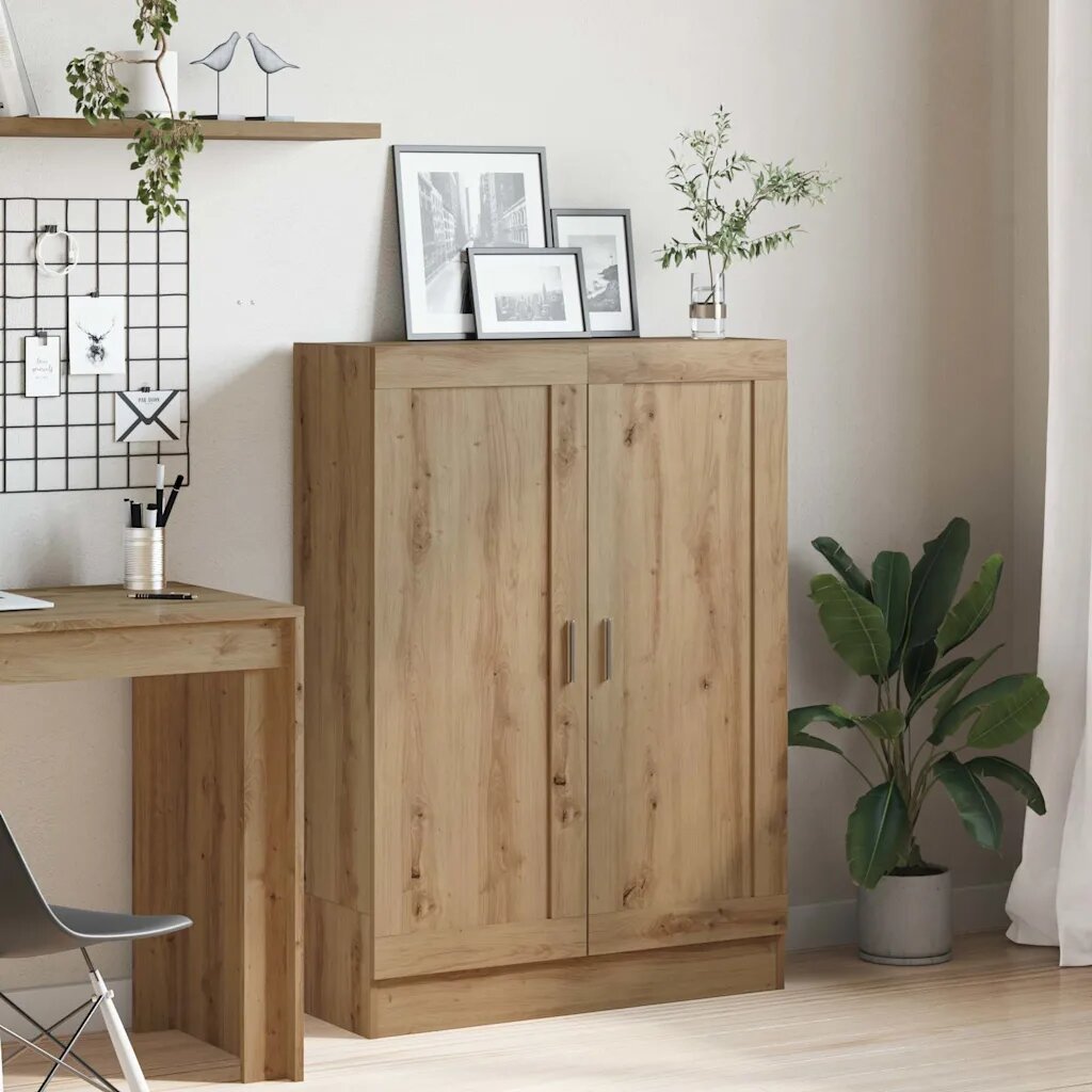 vidaXL Библиотека дъб артизан 825x305x115 см инженерно дърво