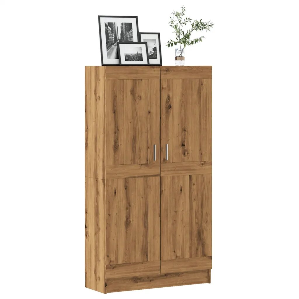 vidaXL Библиотека дъб артизан 825x305x150 см инженерно дърво