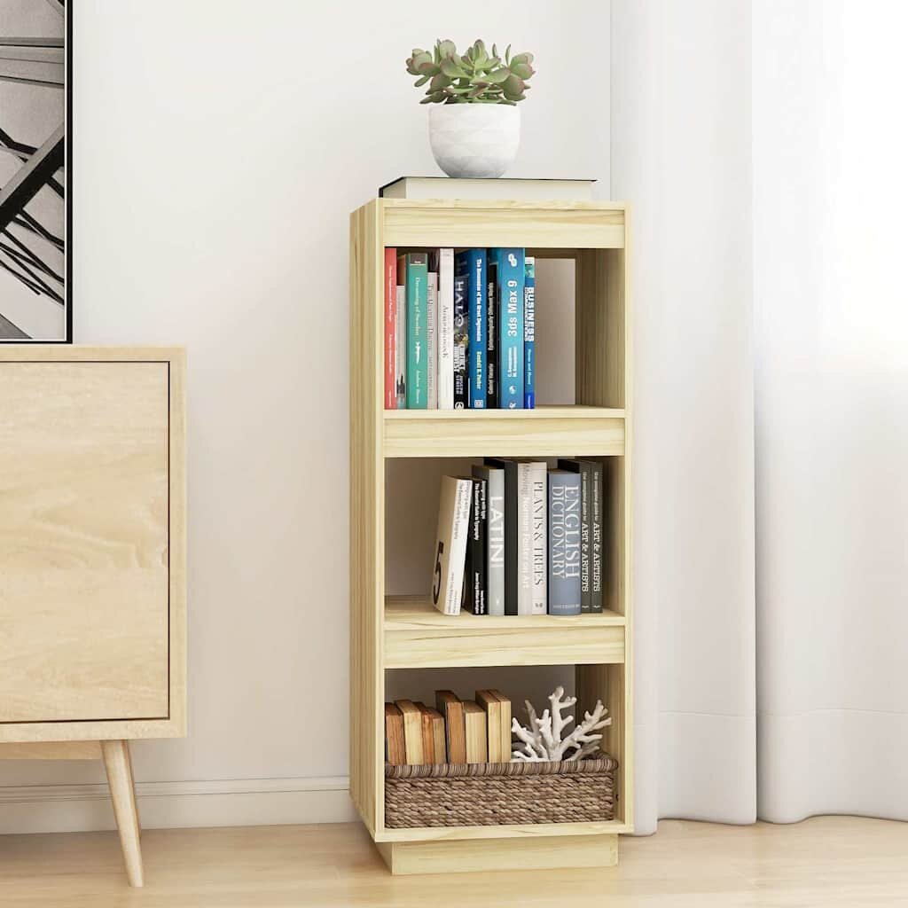 vidaXL Библиотека/разделител за стая 40x35x103 см бор масив