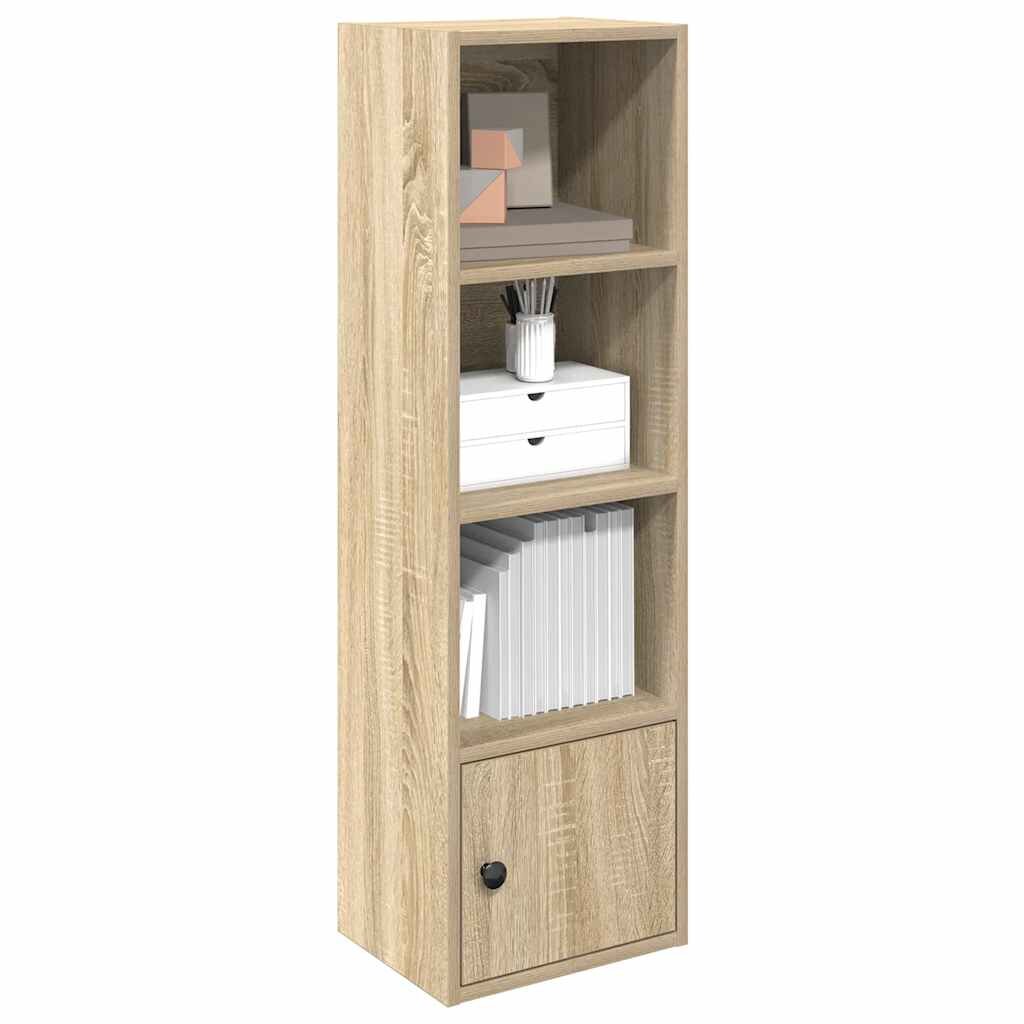 vidaXL Библиотека сонома дъб 31x24x102 см инженерно дърво