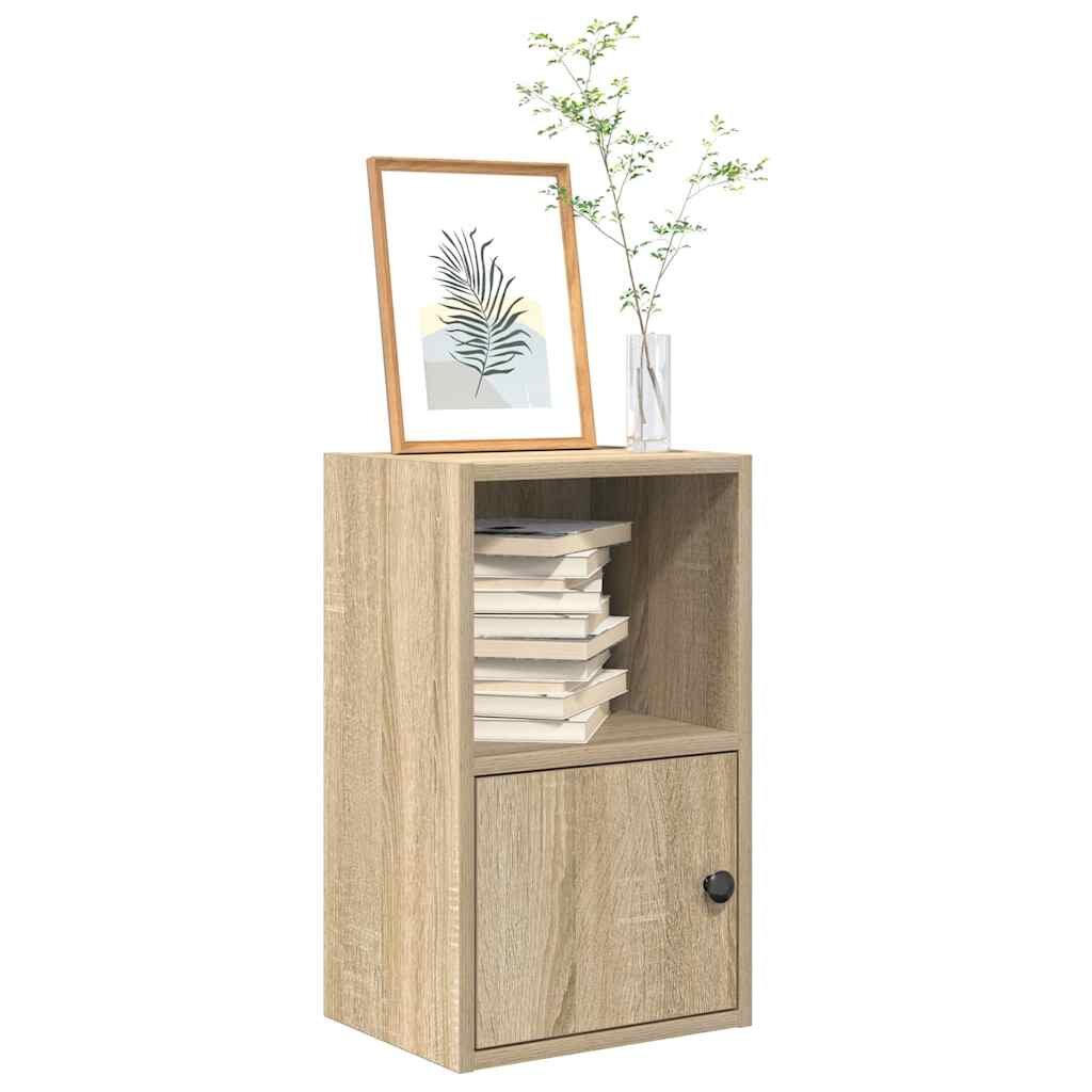 vidaXL Библиотека сонома дъб 31x24x52 см инженерно дърво
