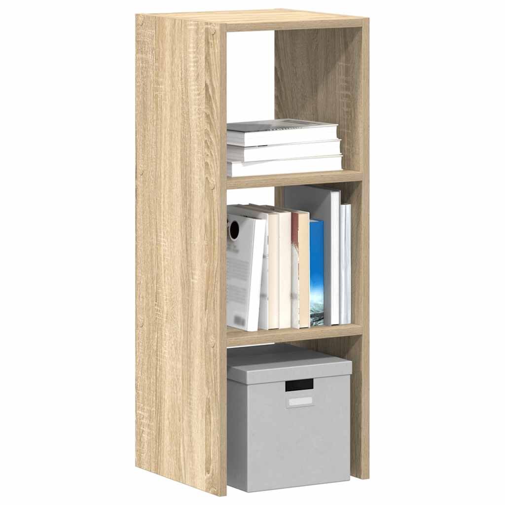 vidaXL Библиотека стифиращи дъб сонома 30x30x80 см инженерно дърво