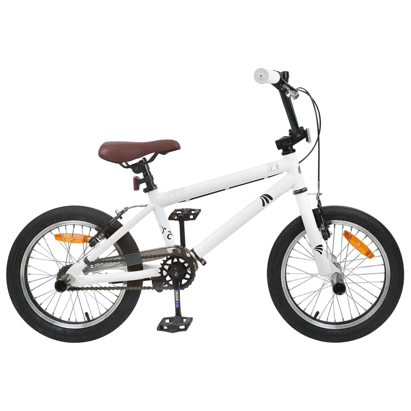 vidaXL BMX Велосипед 16 инча за 5-8 години Бяло