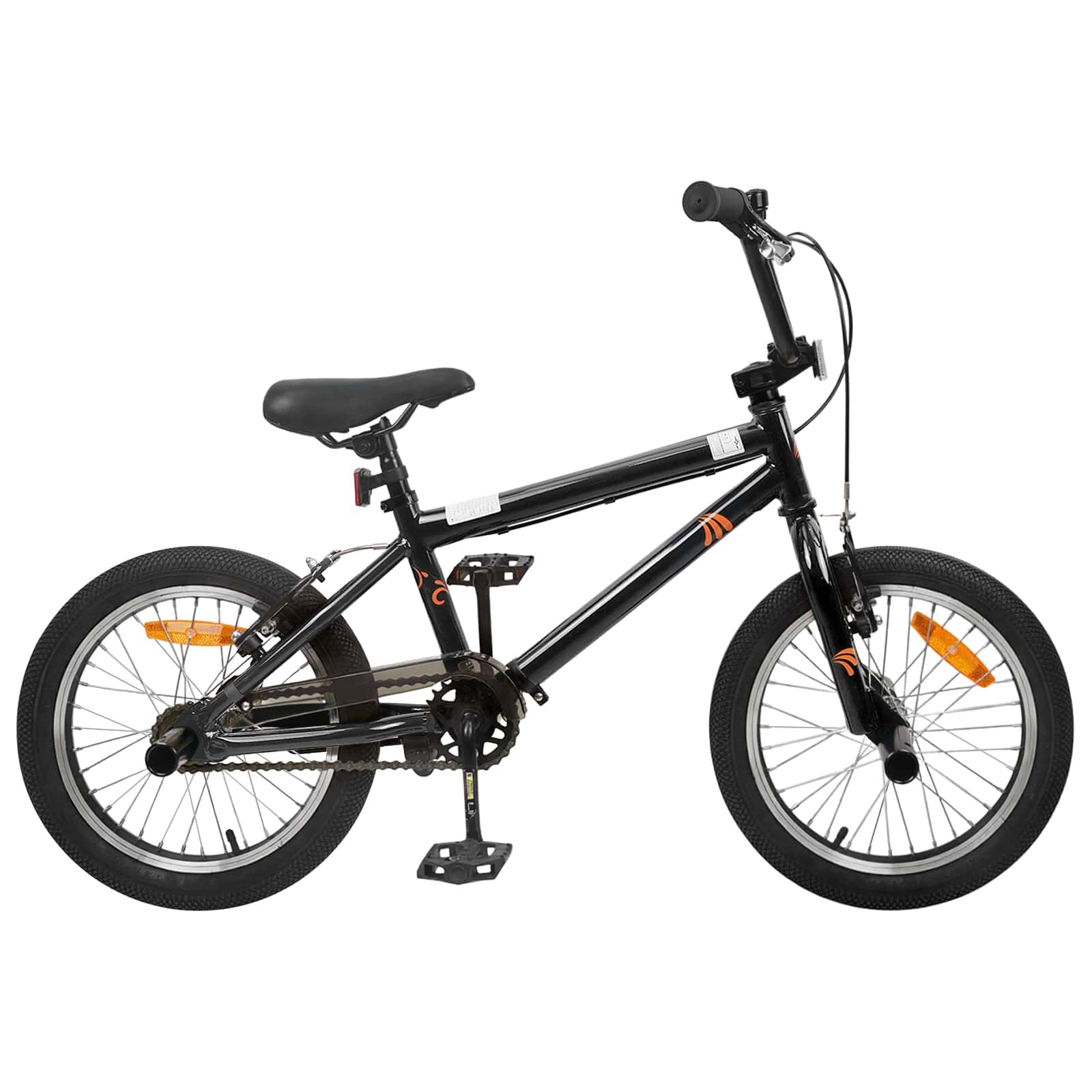 vidaXL BMX Велосипед 16 инча за 5-8 години Черно
