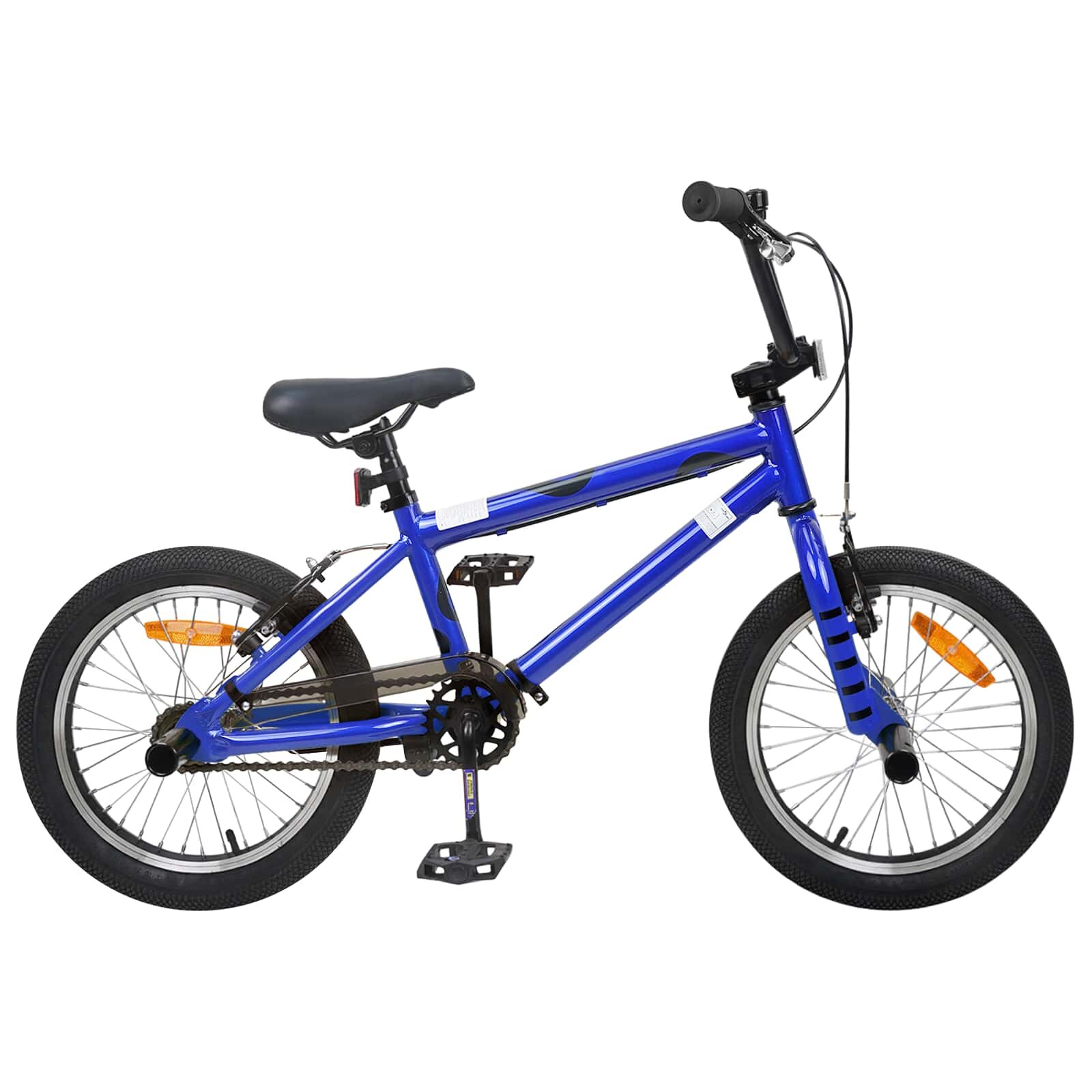 vidaXL BMX Велосипед 16 инча за 5-8 години Тъмен син