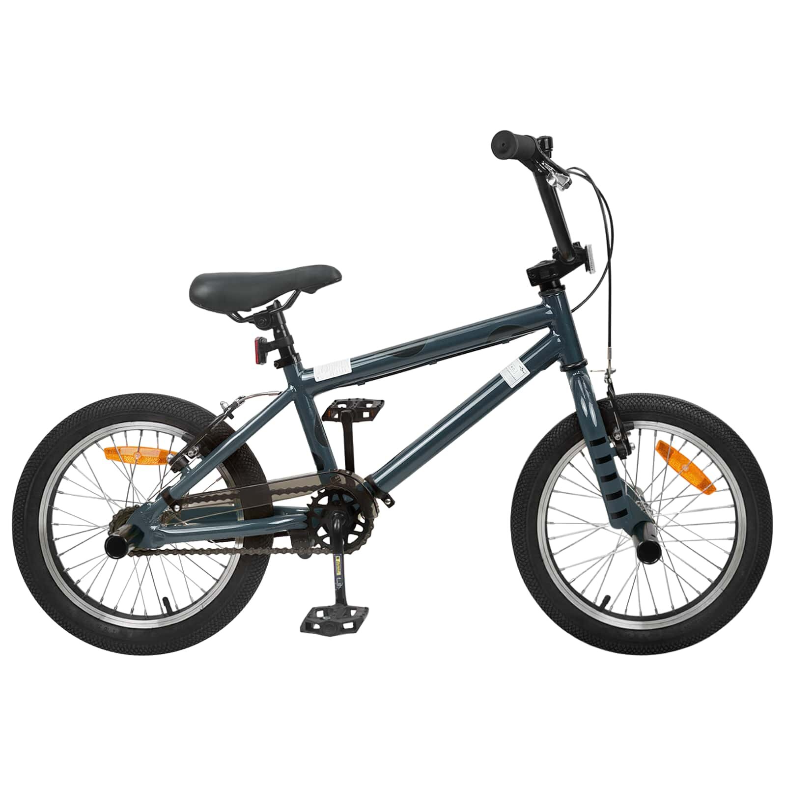 vidaXL BMX Велосипед 16 инча за 5-8 години Тъмносиво