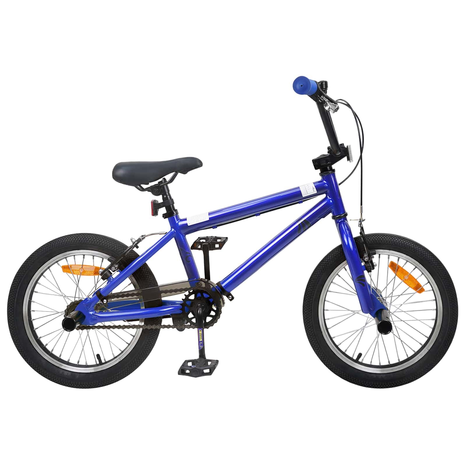 vidaXL BMX Велосипед 18 инча за 7-10 години Тъмен син