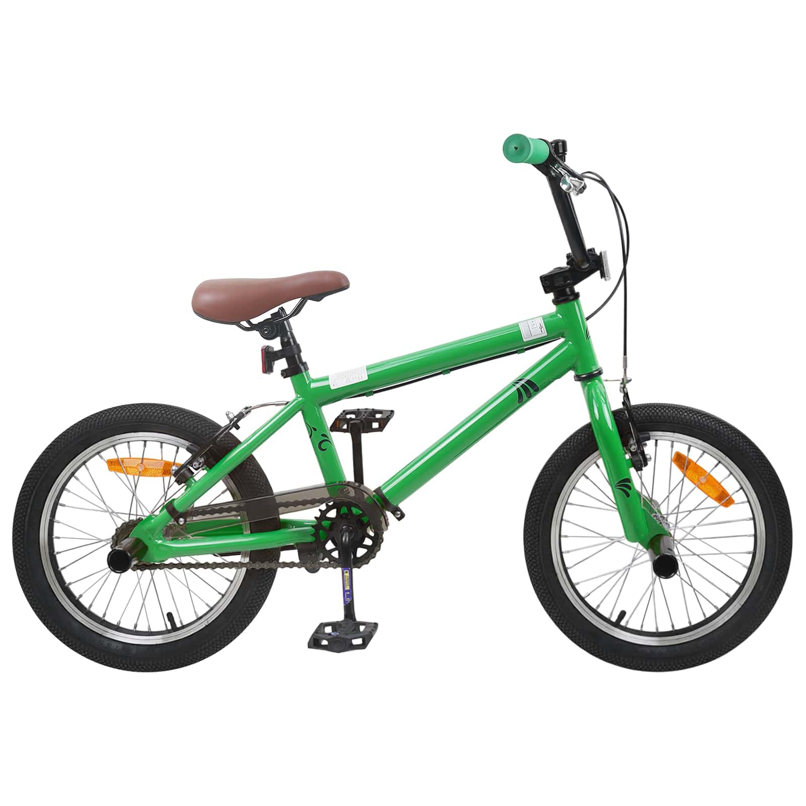vidaXL BMX Велосипед 20 инча за деца над 9 години Зелено