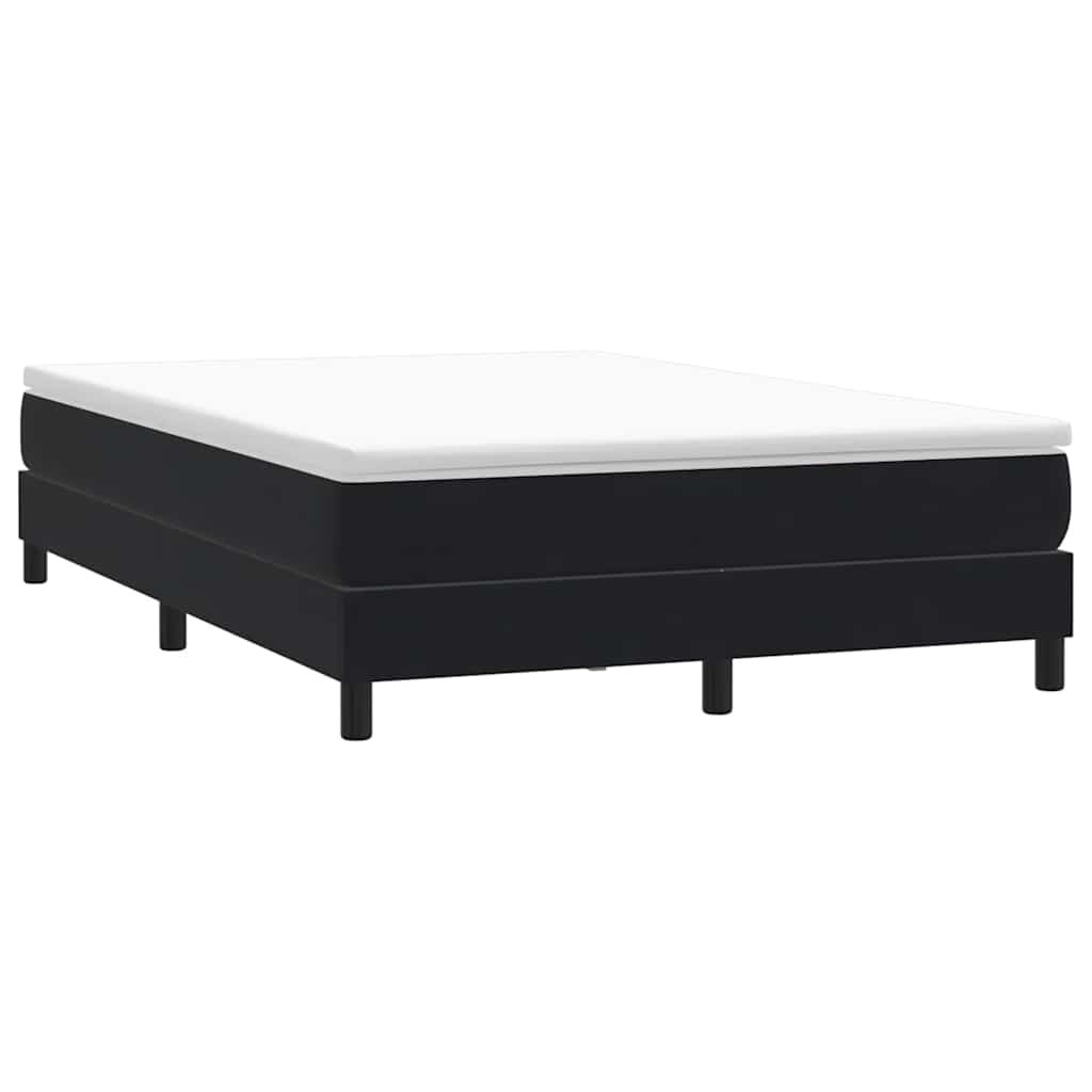 vidaXL Box Spring Легло без матрак Черно 160x210 cm Кадифе