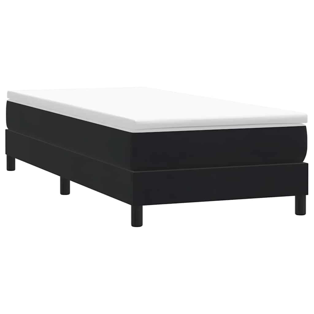 vidaXL Box Spring Легло без матрак Черно 80x210 cm Кадифе