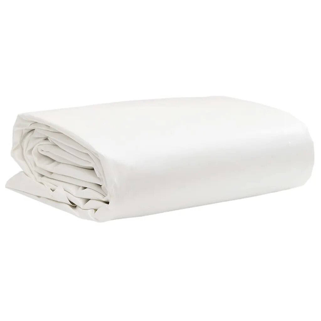 vidaXL Брезент бял 25x45 м 650 г/м²