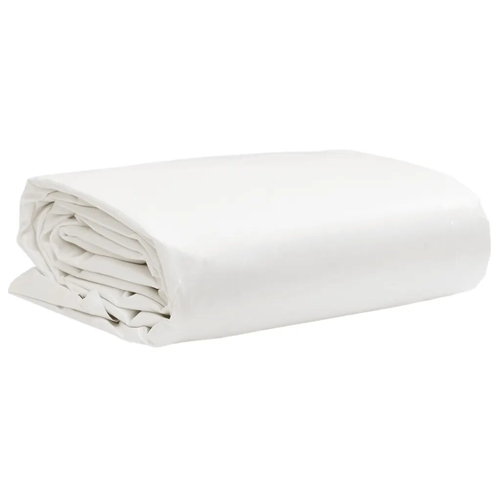 vidaXL Брезент бял 3x6 м 650 г/м²