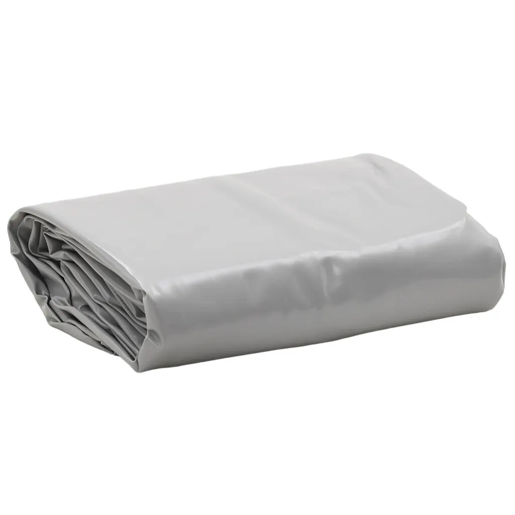 vidaXL Брезент сив 5x5 м 650 г/м²