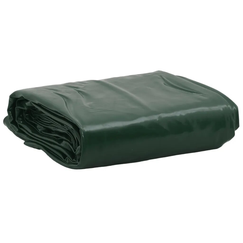 vidaXL Брезент зелен 5x5 м 650 г/м²