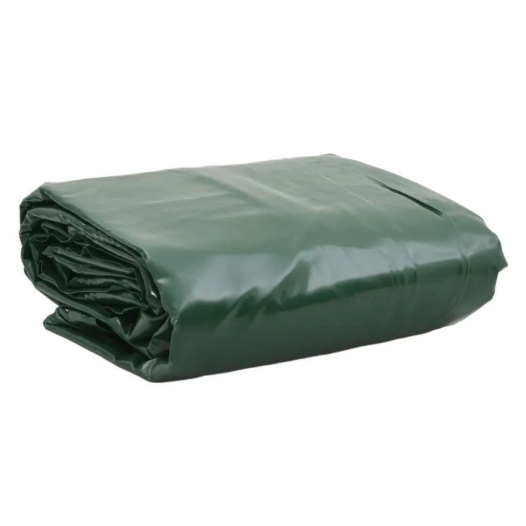 vidaXL Брезент зелен 5x8 м 650 г/м²