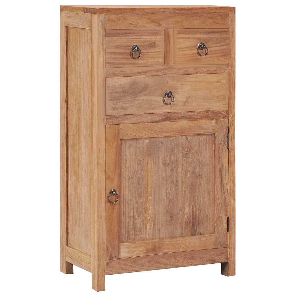 vidaXL Бюфет 50x30x90 см тиково дърво масив