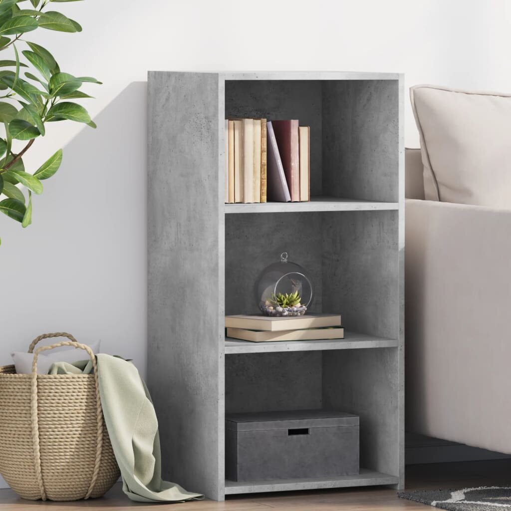 vidaXL Бюфет бетонно сив 45x41x93 см инженерно дърво