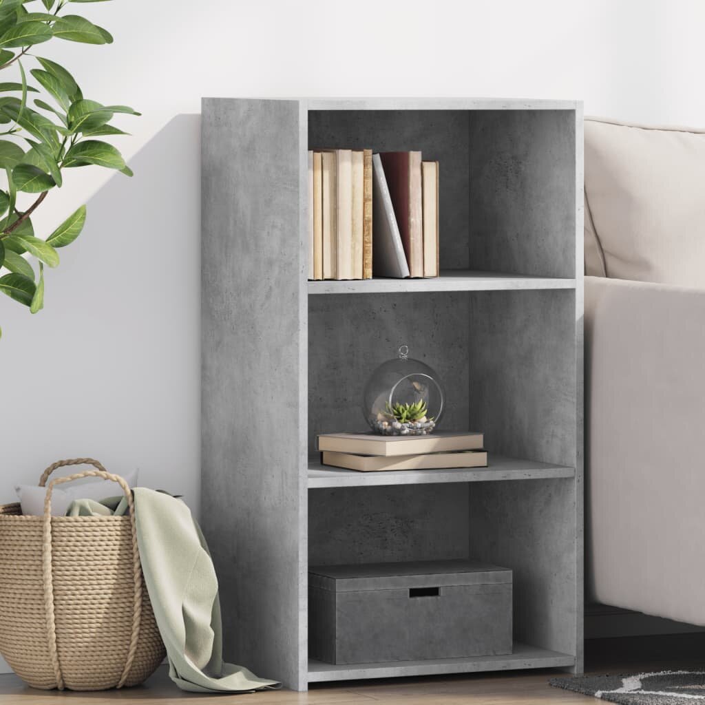 vidaXL Бюфет бетонно сив 50x41x93 см инженерно дърво