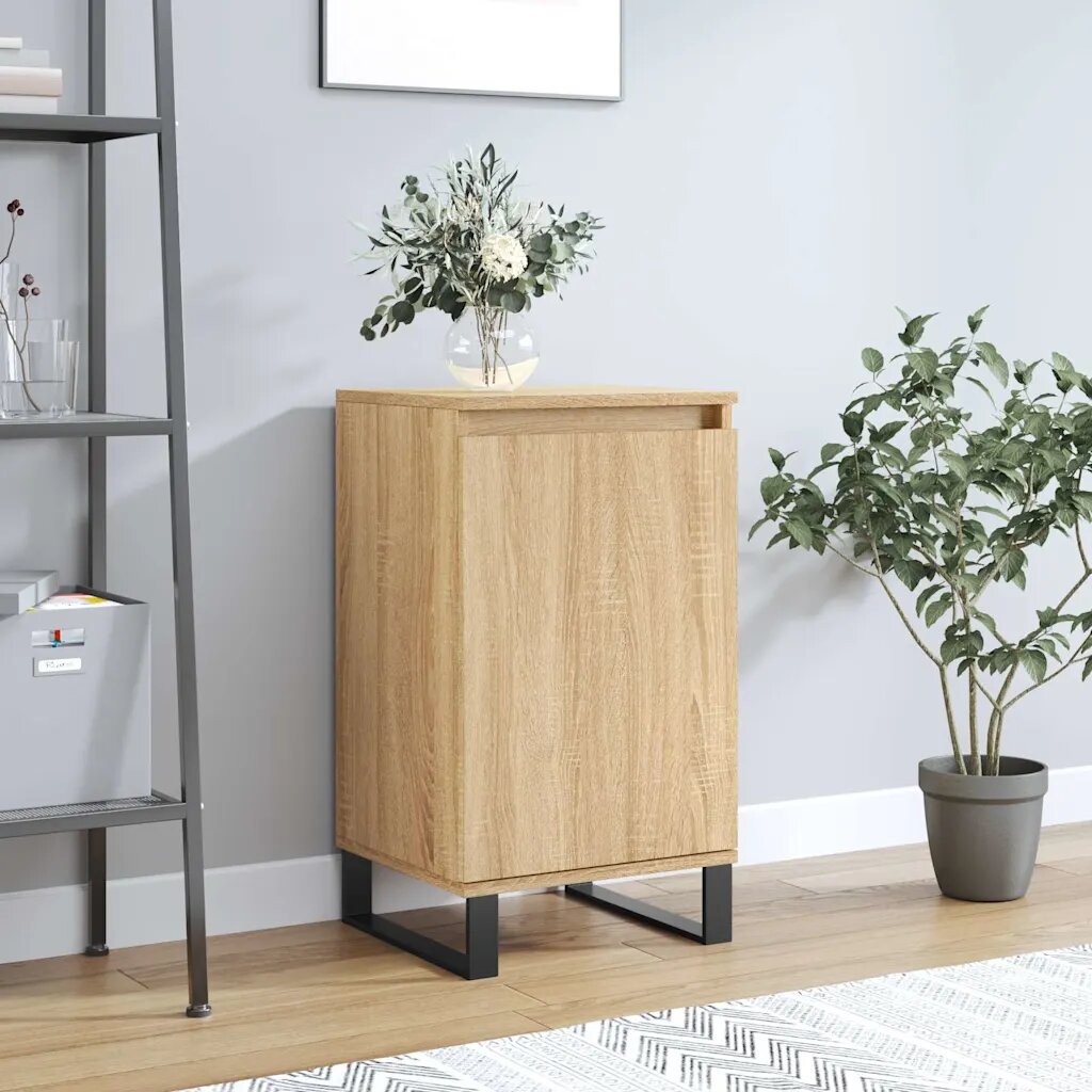 vidaXL Бюфет дъб сонома 40x35x70 см инженерно дърво
