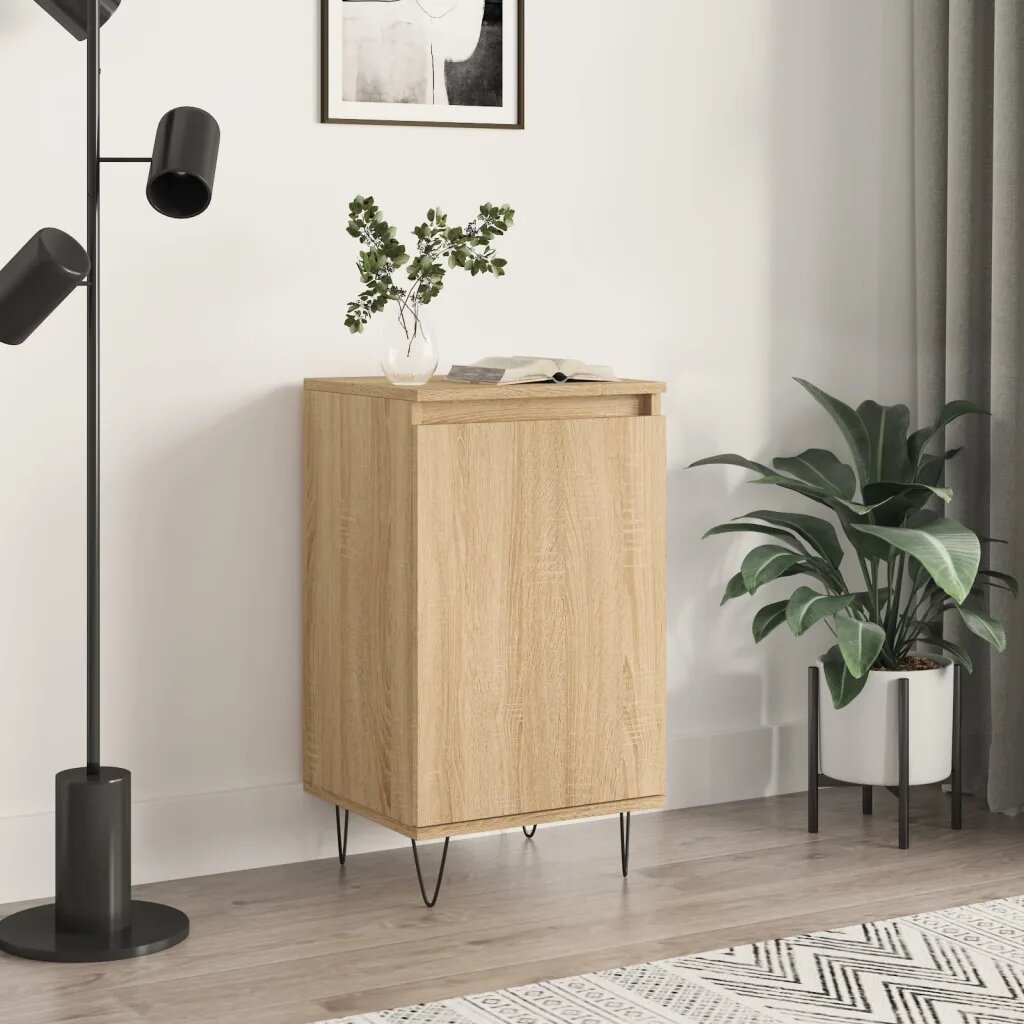 vidaXL Бюфет дъб сонома 40x35x70 см инженерно дърво