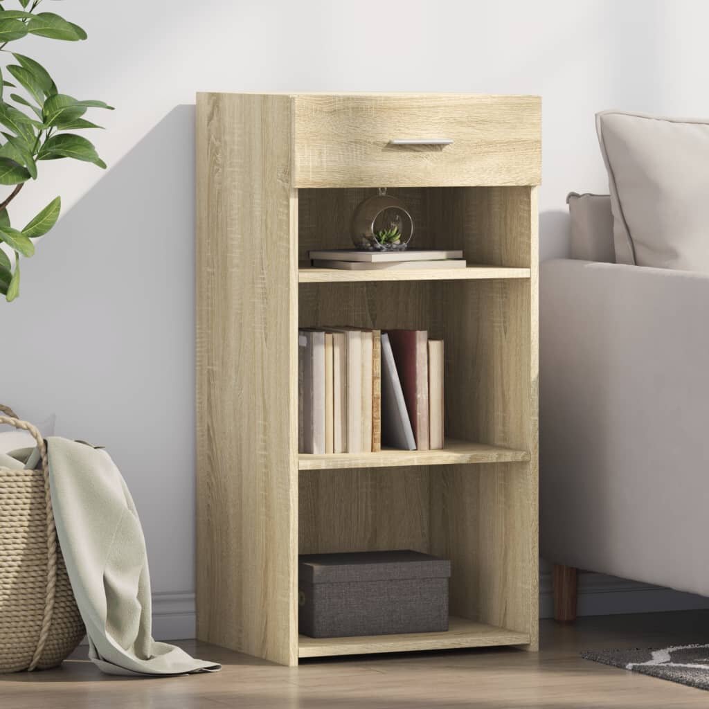 vidaXL Бюфет дъб сонома 45x425x93 см инженерно дърво
