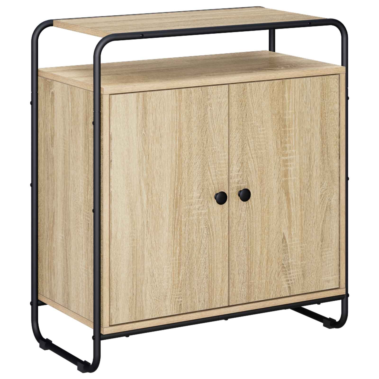 vidaXL Бюфет Дъб сонома 68 x 35 x 75 cm Обработено дърво